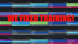 We Fixed Football Manager's Training System