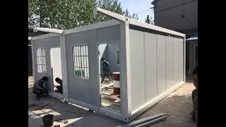 3m*5.95m mobile portable cabin homes affordable housing prefab container house installation video