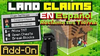 Land Claims Add-On Spanish / Minecraft Bedrock protection