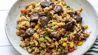 Your Fried Rice Sucks! Best STEAK FRIED RICE Recipe for Dinner and Entertaining. Conquer the world!