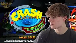 Playing an Early Build of Crash Bandicoot: The Wrath of Cortex