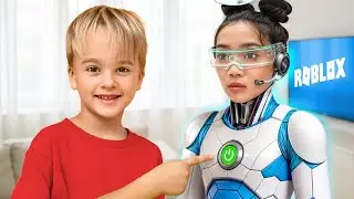 Chris and Mike play with Nanny Robot