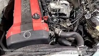 Редкий 104 мотор, Мерседес w 124 , перевел на электронный впрыск мегатроник.