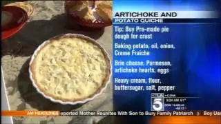 Brunch Recipes with Chef Eric Crowley on KTLA Channel 5 Morning News, Los Angeles, CA