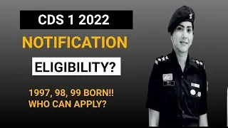 UPSC CDS 1 2022 Official Notification , Eligibility , Age Limit , Last Date