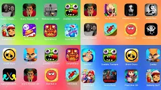 Tank Stars,Stickman Party,Ice Scream 2,Dark Riddle,Mr Meat,Spider Granny,Stickman School Escape,