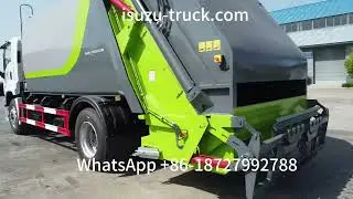 isuzu garbage compactor. garbage compacted vehicle. rubbish compression trucks.  isuzu-truck.com