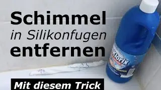 Schimmel in der Dusche (Silikonfugen) entfernen - so einfach gehts