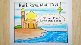 Cara menggambar hari raya idul fitri - GAMBAR IDUL FITRI 2023