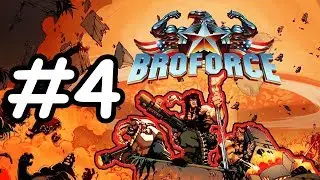 Прохождение Broforce #4 Sky Fortress!