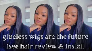 WHEN I SAY GLUELESS ?? THIS IS WHAT I MEAN // ISEE HAIR REVIEW & INSTALL