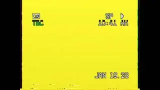 Vhs green (yellow) screen