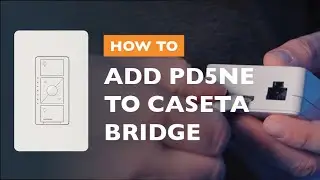 How to add Lutron Caseta ELV+ PD-5NE Smart Home Connected Dimmer Switch to Caseta Bridge