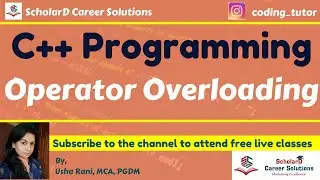 Operator Overloading | C++ Programming | 