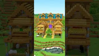 Simple house for your next Minecraft survival world! (Starter House #61)