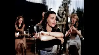 Wann wirst du wieder bei mir sein! (Rare French version)...Nila Cara (Paris, 1943 / 4K /colorized)