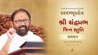 શ્રી ચંદ્રપ્રભ જિન સ્તુતિ | Swayambhustotra | Pravachan 2 | Pujya Gurudevshri Rakeshji | Shibir 3
