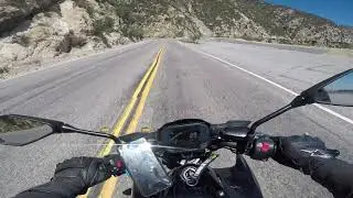 Daily Practice @ Angeles Crest Highway | 2021 Kawasaki Z650 | Beginner | Motorcycle Ride | POV | 4K