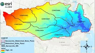 ArcGIS T8: How To Download, Merge, Project and Extract Raster Data (DEM)