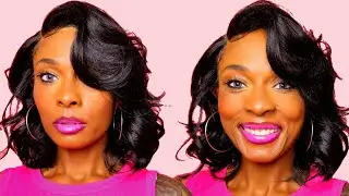 Only $29! Perfect Everyday Wig! Outre Synthetic Glueless HD Transparent Lace Front Wig Moriah