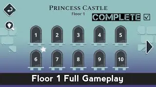 Princess Castle || Floor 1 || Tricky Castle 1_2_3_4_5_6_7_8_9_10 Gameplay || Battlekingrhino