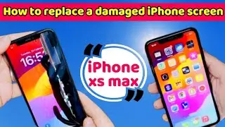 How to Replace the Damaged Screen of an iPhone XS Max | Learn with Us How to Change an iPhone Screen