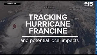 Hurricane Francine to strike Louisiana Wednesday, tracking potential for local impacts - WPMI NBC 15