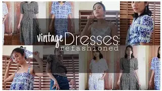 Refashioning Vintage Dress #DIYProject | Mhay S. 🌼