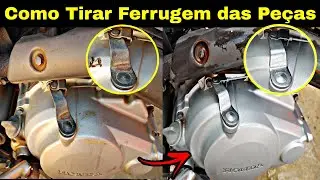 Como Tirar Ferrugem das Peças do Motor e Dar Brilho.