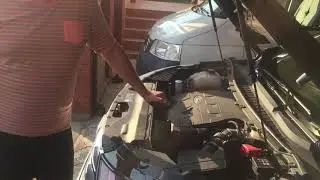 Ford Edge 3,5 замена воздушного фильтра