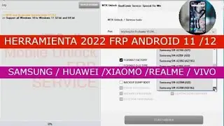Samsung frp Bypass 2022 Android 11 12 | Desbloqueo Samsung/Oppo/Vivo/Huawei/Realme/Frp