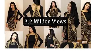 DIY: Style Dupatta in 6 Different ways HD