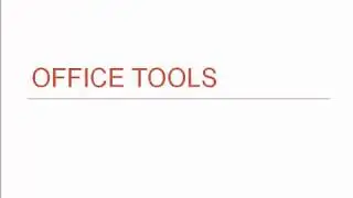 Office tools