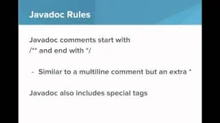 Javadocs