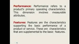 Dimensions of Product Quality  #rmdengineeringcollege