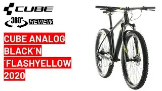 Cube ANALOG black´n´flashyellow 2020: 360 Bike review