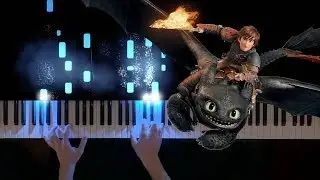 How to Train Your Dragon (Piano Sheet Music) - Flying Theme