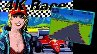 4k Race - ZX Spectrum Next, Full Course Completion.