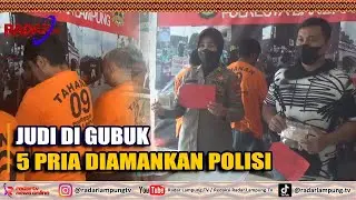 Judi Di Gubuk, 5 Pria Diamankan Polisi
