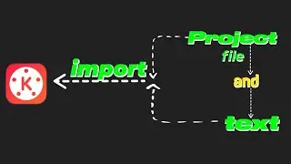 How to import text and project file | Kinemaster without watermark kaise download karen