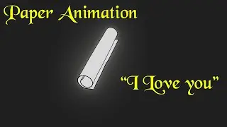 I love you animation | blender 2.8 Eevee | Free Style Animation | 