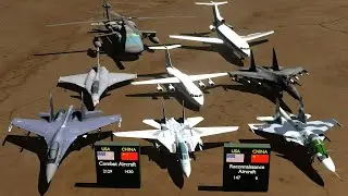 USA vs Chine - Military Comparison 2021.