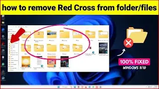 Remove Red Cross ❌❌❌ Mark From Folders & Icons in Windows @technicalfazal804