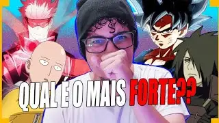 10 PERSONAGENS MAIS FORTES DOS ANIMES!