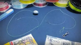 Как привязать поводок к основной леске чтобы не путался.ЛЕГКО и ПРОСТО
