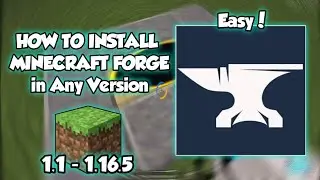 How to install Minecraft Forge 2021 in any version | Minecraft Java Edition Tutorial