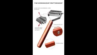 Luxury Pet Tangle Comb 2 In 1 Dual Use Dog Brush Removes Hairs Cat and Dogs Hair