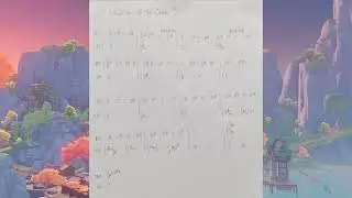 Rhythm of the Conch - Genshin Impact Piano Letter Notes
