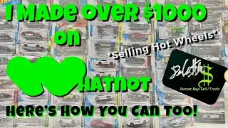 Selling Hot Wheels on WHATNOT - Tips to be a Successful Seller - BIG Profit on just 160 cars - eBay?