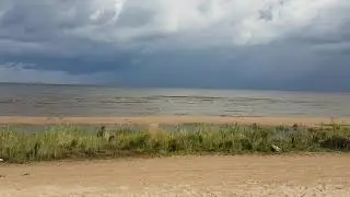 Ладожское озеро перед бурей